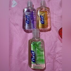 Hand Sanitizer Set - Purple, Orange, Green